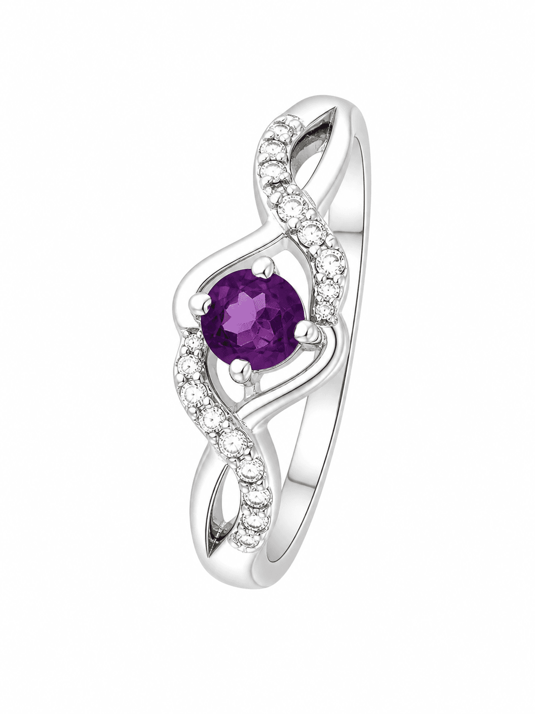 Sterling Silver Infinity Love Couple Ring Set | Anello